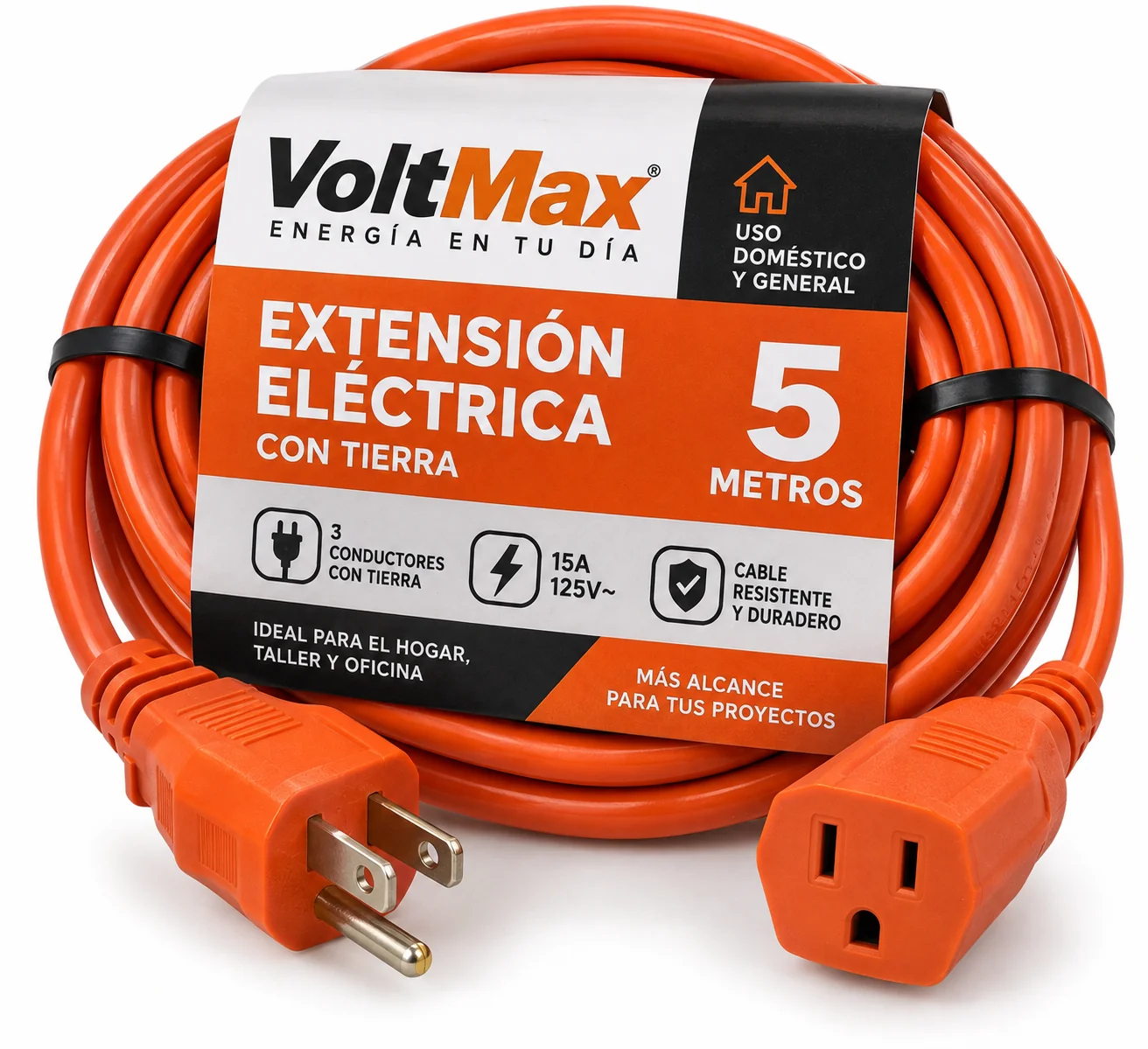Extensión eléctrica de 5 metros